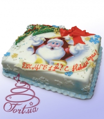Торт на заказ "Дед Мороз"