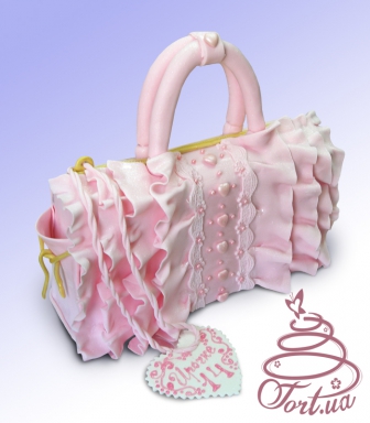 Торт на заказ Киев «Дамская сумка»  