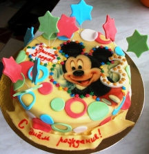 Детский торт «Микки Маус»